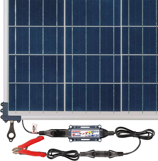 OptiMate Solar 60W Smart 12V 5A Charger & Maintainer Travel Kit – All-Weather Off-Grid Battery Care for Camping, RV, Marine & Outdoor Use - TecMate USA - View 2