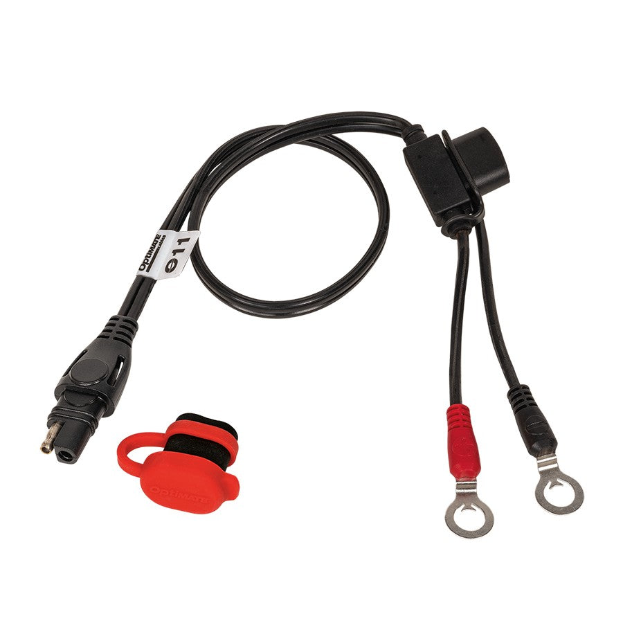 OptiMate O-11 x20 Heavy Duty Weatherproof Premium Battery Lead Bulk Pack (20-Count) with Adaptable M8-M10 Ringlets for Automotive, Marine, and Industrial Batteries - TecMate USA - View 2 - View 3 - View 4