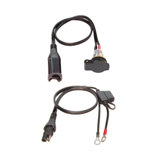 OptiMate BIKE (DIN) socket to M6 (1/4”) rings, premium kit - CABLE O-18 - Tecmate USA