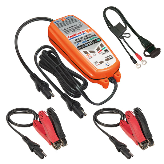 OptiMate DC-DUO : OFF-GRID series 12V 2A DC-DC lead-acid & lithium battery charger & maintainer