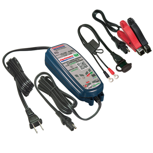 OptiMate Lithium LFP 4s1A: LITHIUM series 12.8 V 0.8A LiFePO₄ Lithium Battery Saver, Charger, Tester & Maintainer
