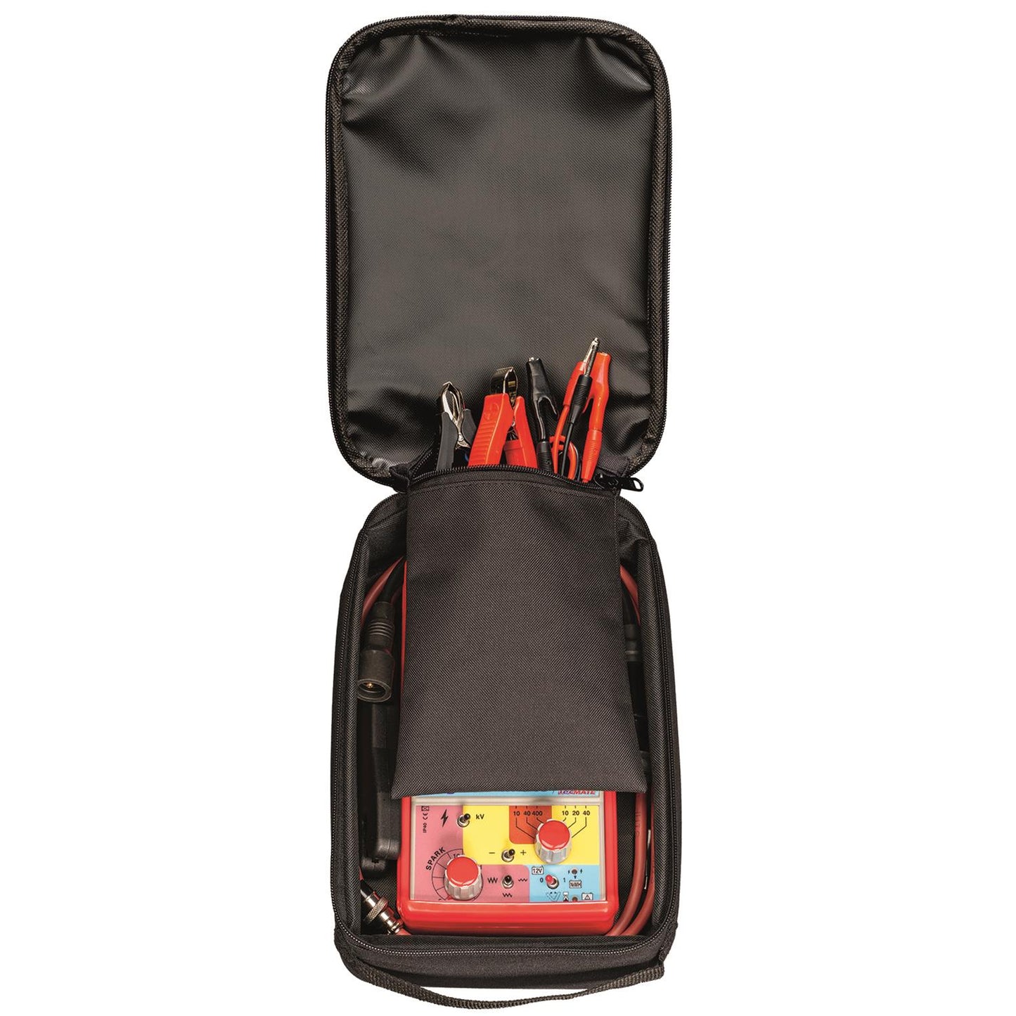 IgnitionMate TS-91 Dual-Display Peak-Voltage and Spark Current Ignition Diagnostic Tester Kit - TecMate USA - View 2 - View 3 - View 4