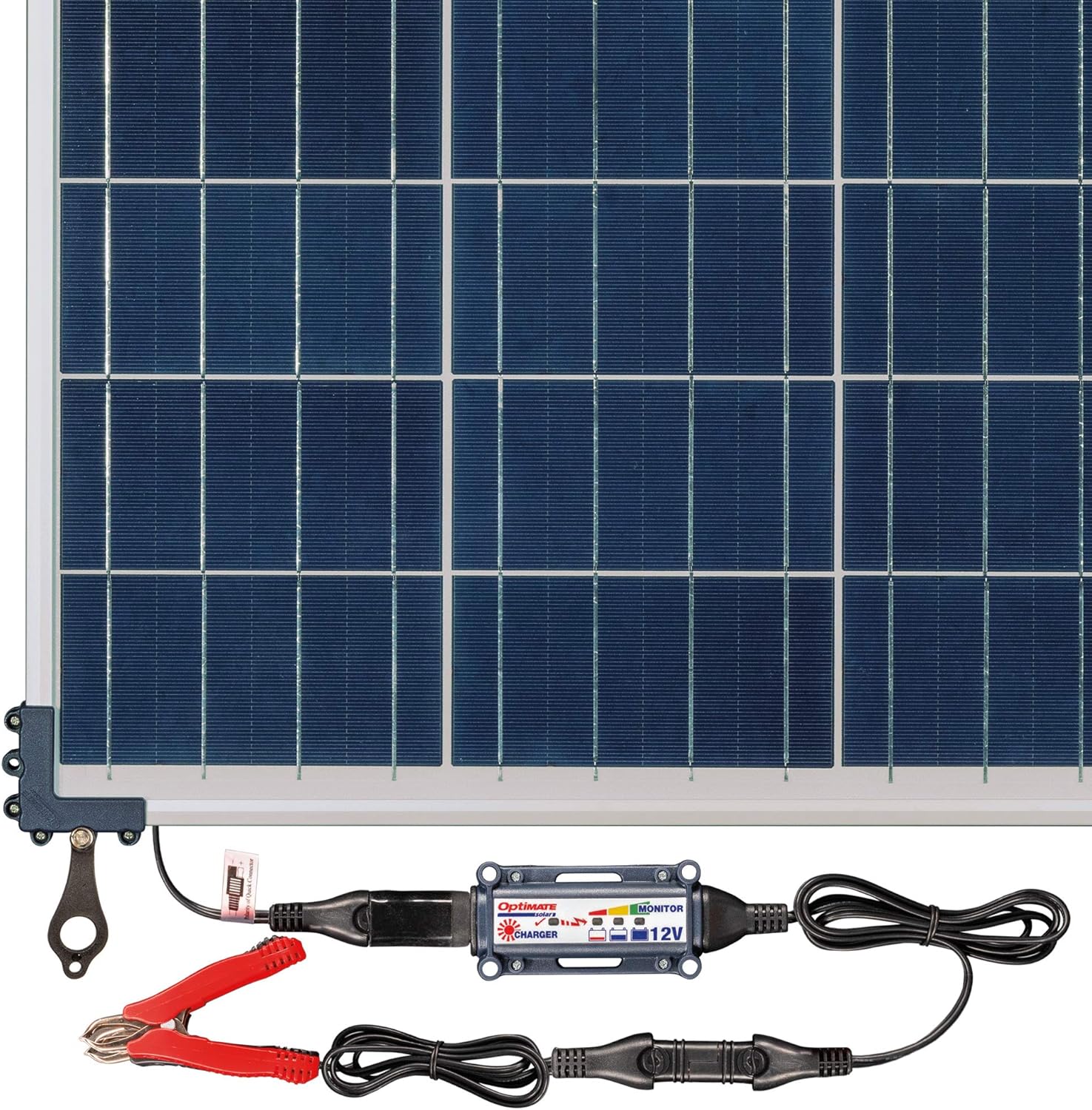 OptiMate Solar 60W Smart 12V 5A Charger & Maintainer Travel Kit – All-Weather Off-Grid Battery Care for Camping, RV, Marine & Outdoor Use - TecMate USA - View 2
