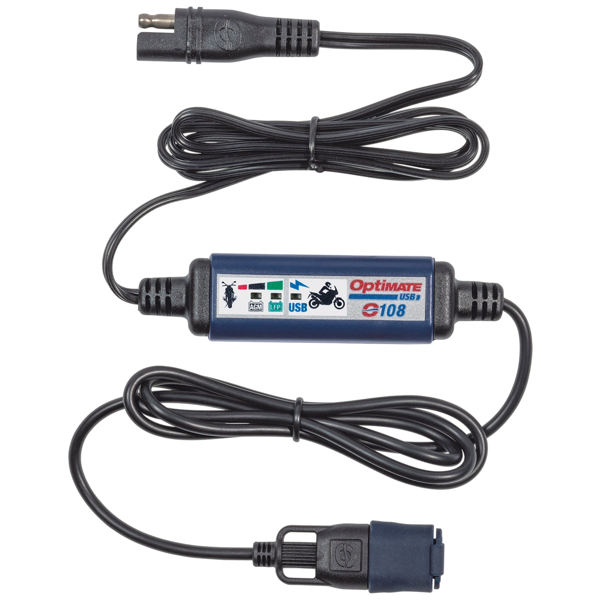 OptiMate Smart In-Line SAE USB Charger (3300mA, 150 cm Cable) - USB O-108v2 - Tecmate USA