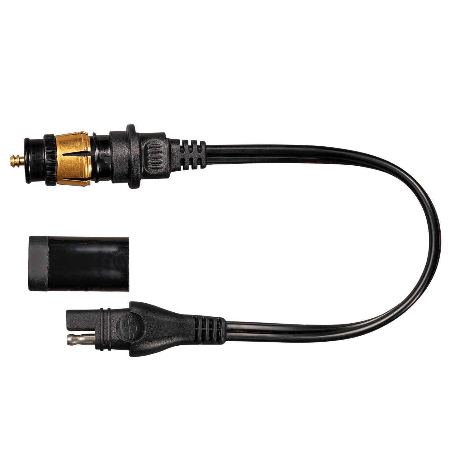 OptiMate O-22 Heavy Duty Weatherproof AUTO 12V Cigarette Plug to Standard 2-Pin SAE Adapter Cable - TecMate USA - View 2