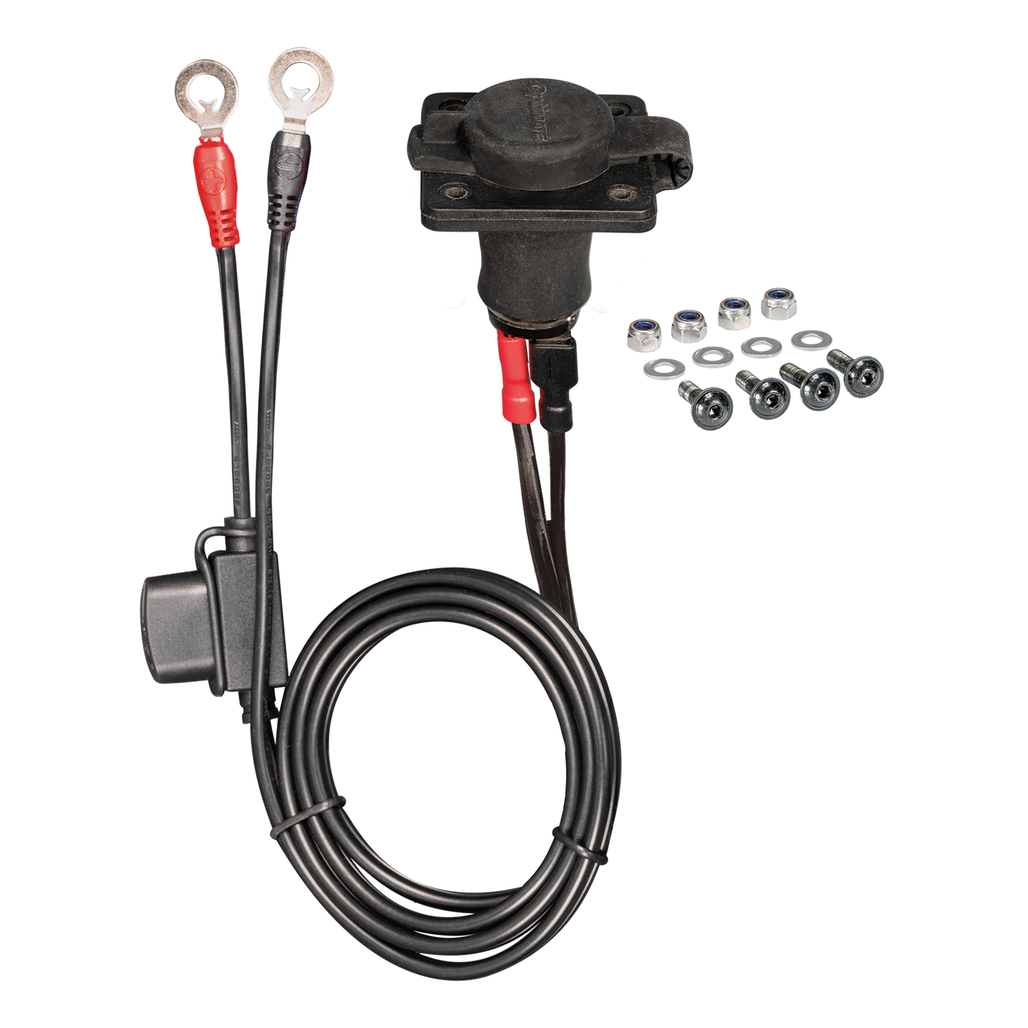 Optimate O-46 12V Socket – Heavy-Duty External Power/Charging Port for Automotive, Industrial, Trailers and Powersport Vehicles. - TecMate USA - View 2 - View 3 - View 4