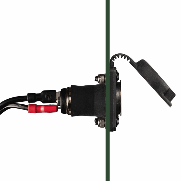 Optimate O-46 KIT – Complete 12V External Power Connection with O-22 Plug & O-46 Socket for Industrial, Trailers, Automotive or Powersport. - TecMate USA - View 2 - View 3