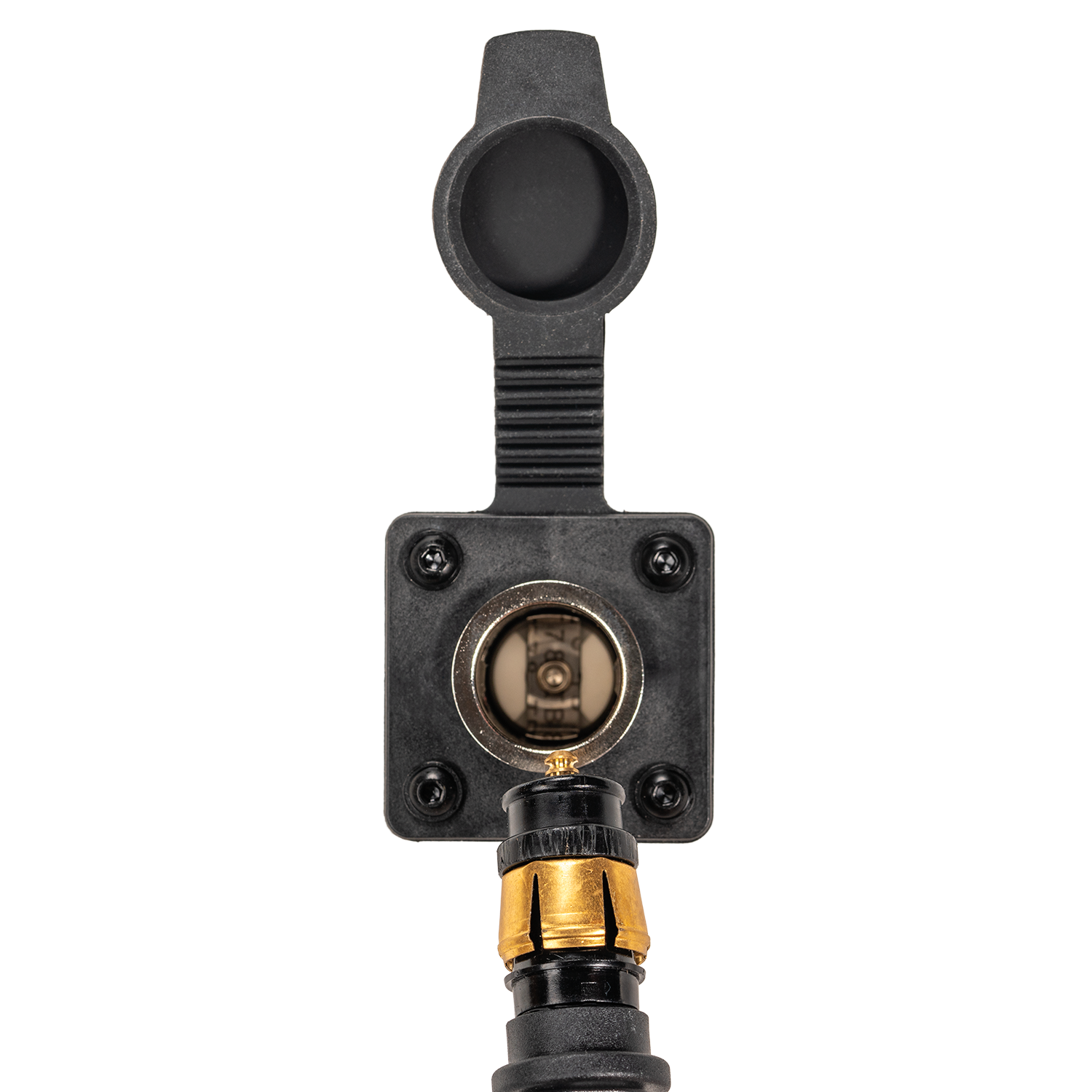 Optimate O-46 KIT – Complete 12V External Power Connection with O-22 Plug & O-46 Socket for Industrial, Trailers, Automotive or Powersport. - TecMate USA - View 2 - View 3 - View 4 - View 5