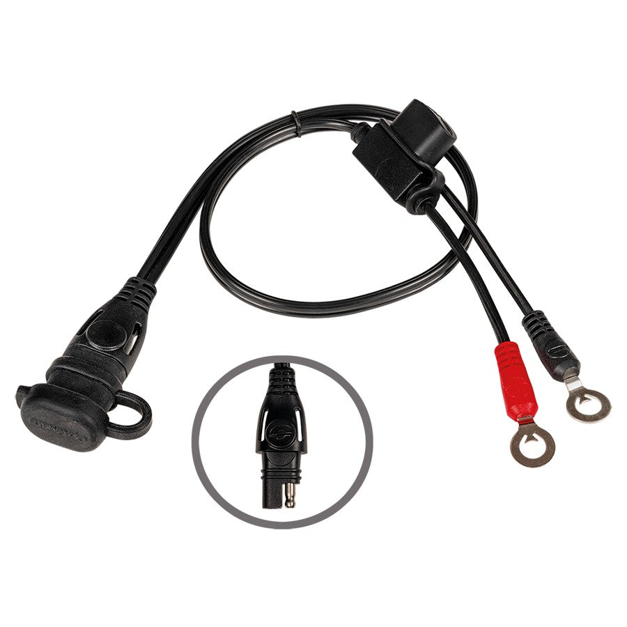OptiMate Cable O-01NJAR Weatherproof Premium Battery Lead with M6 Ringlets for Powersport Batteries - TecMate USA - View 2