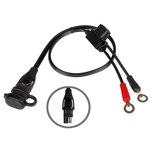 OptiMate Cable O-01NJAR Weatherproof Premium Battery Lead with M6 Ringlets for Powersport Batteries - TecMate USA - View 2