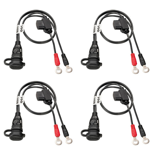 OptiMate CABLE O-01 x4 Weatherproof Battery Lead, Powersport - TecMate USA