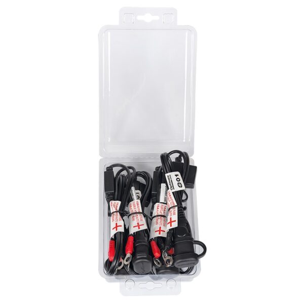 OptiMate CABLE O-01 x4 Weatherproof Battery Lead, Powersport - TecMate USA - View 2 - View 3