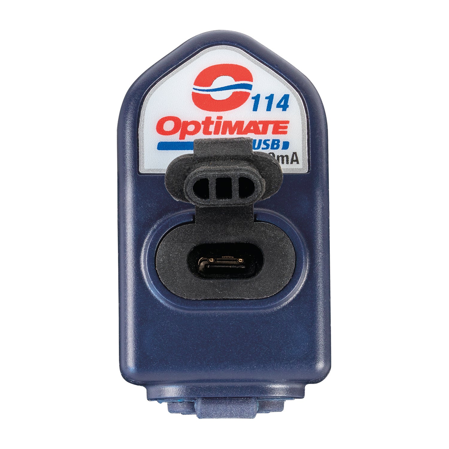 OptiMate – Dual 90° USB Charger for DIN / BIKE Socket (3300mA, USB-A + USB-C) - USB O-114 - Tecmate USA