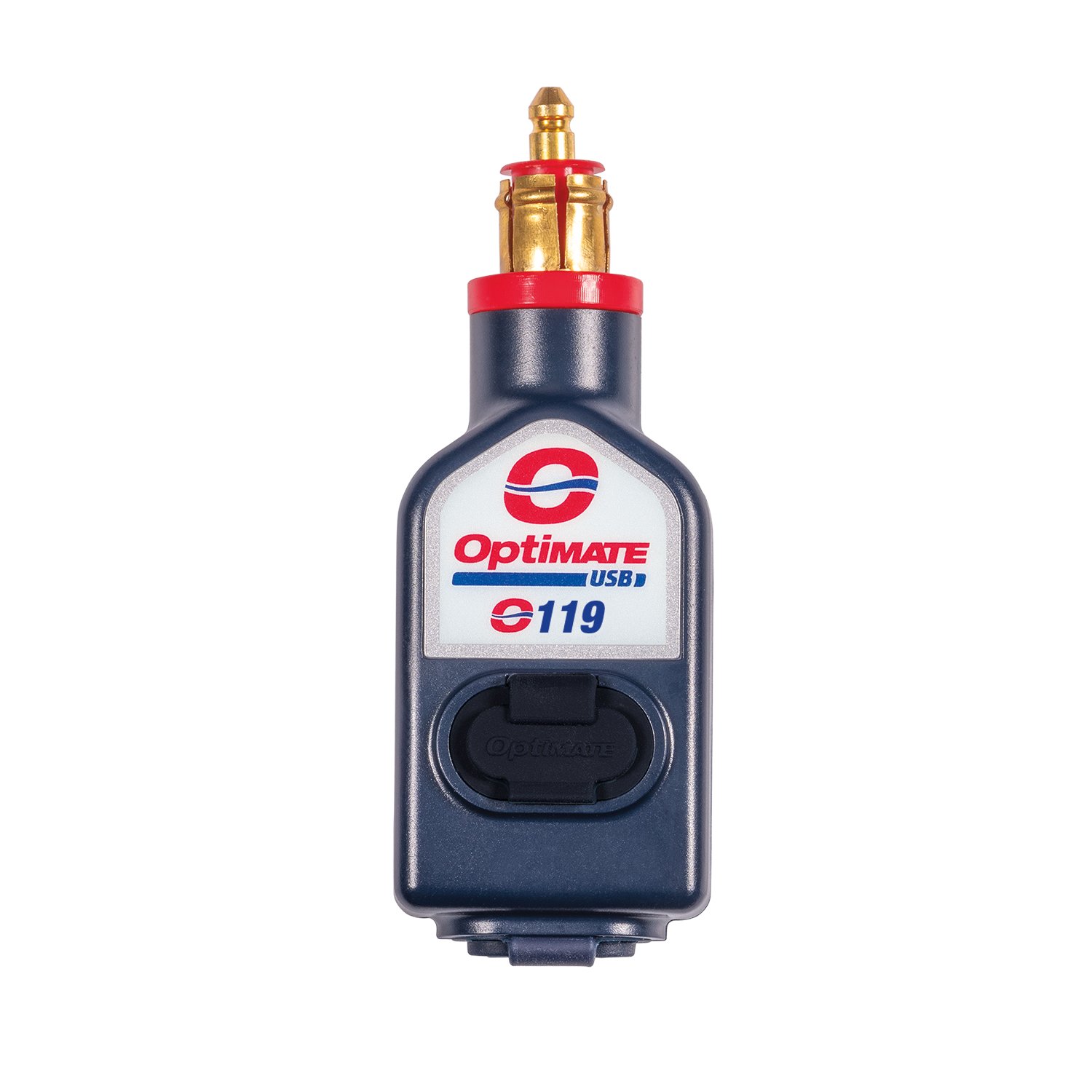OptiMate USB O-119 Weatherproof 3300mA Dual USB-A & USB-C Smart Charger with Standard 2-Pin SAE Quick-Connect for Motorcycles, ATVs, and Side-by-Sides - TecMate USA