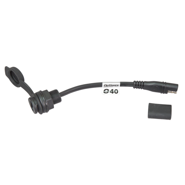OptiMate CABLE O-40s Weatherproof SAE socket, panel mount - TecMate USA - View 2