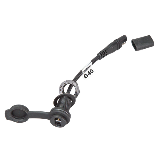OptiMate CABLE O-40s Weatherproof SAE socket, panel mount - TecMate USA
