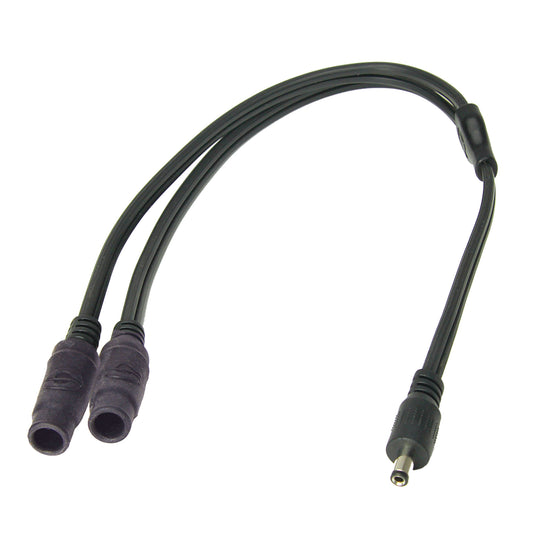 OptiMate Y-splitter Cable, DC2.5mm plug IN to 2 x DC2.5mm socket OUT - CABLE O-45 - Tecmate USA