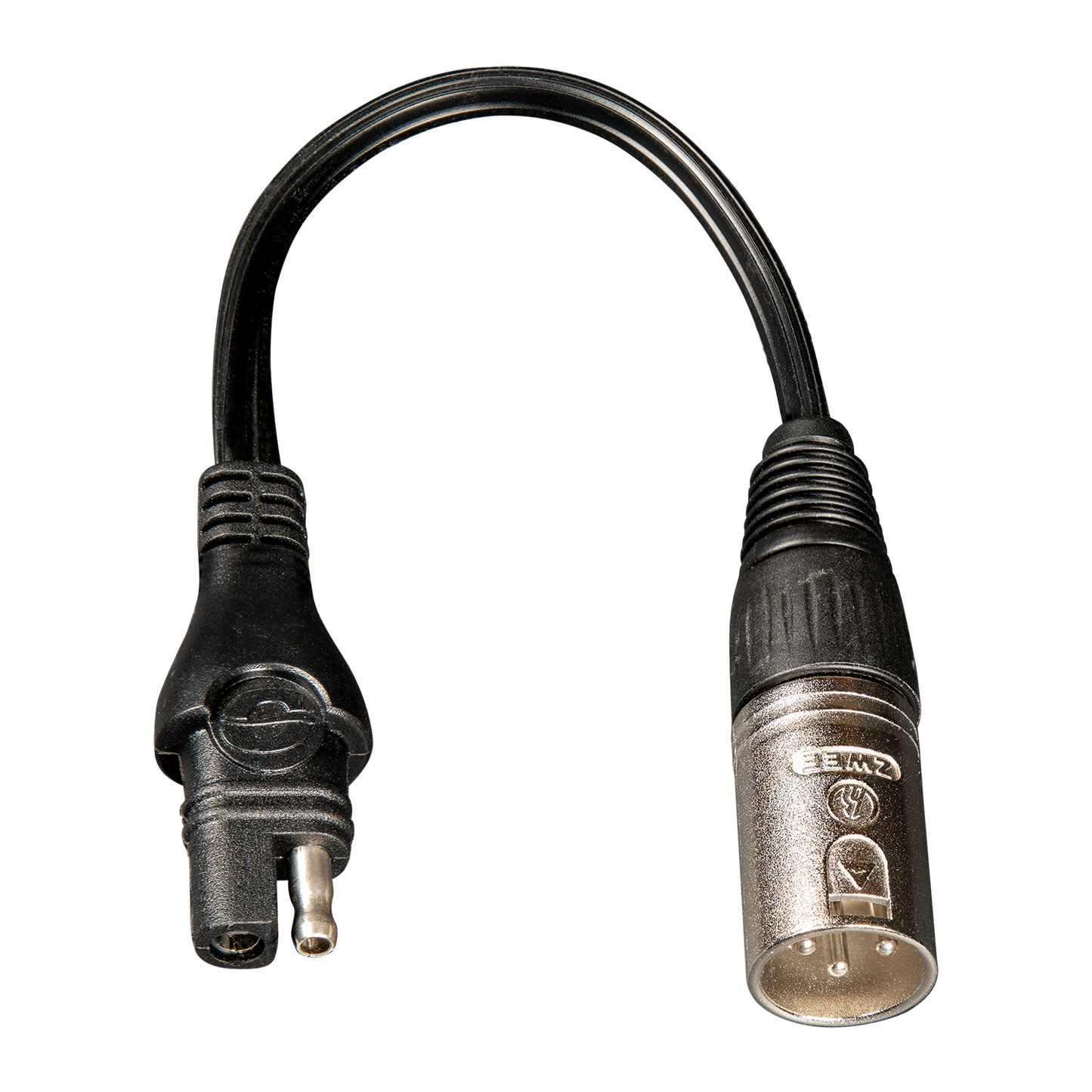 Optimate Cable O-49, Adapter, SAE to XLR 3-pin Plug for 24V Battery Charging - TecMate USA