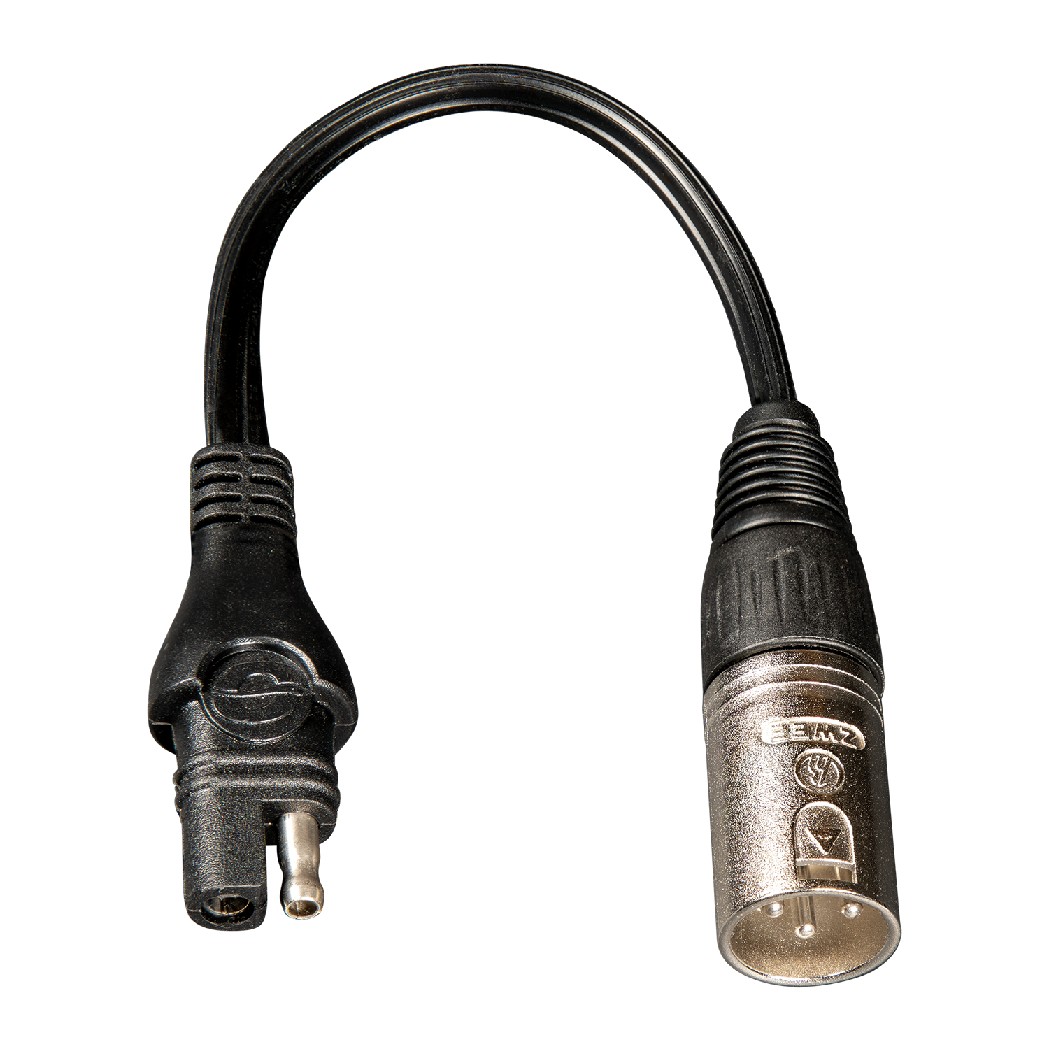 Optimate Cable O-49, Adapter, SAE to XLR 3-pin Plug for 24V Battery Charging - TecMate USA