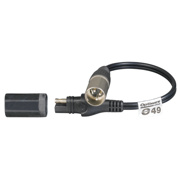 Optimate Cable O-49, Adapter, SAE to XLR 3-pin Plug for 24V Battery Charging - TecMate USA - View 2
