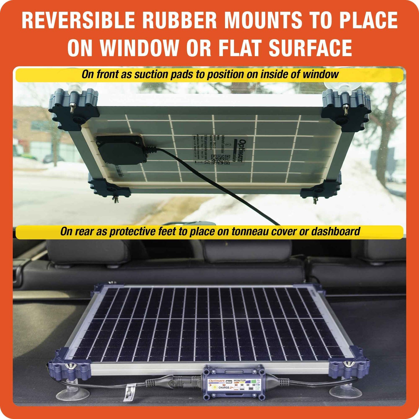 OptiMate Solar DUO TM522-D2CK: OFF-GRID series 20W car / pickup 12V Battery Maintenance Kit