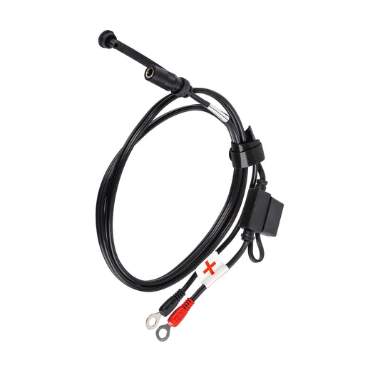 OptiMate Weatherproof battery lead, power heated apparel from 12V battery via Standard ring terminals - CABLE O-21 - Tecmate USA