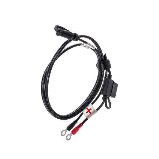 OptiMate Weatherproof battery lead, power heated apparel from 12V battery via Standard ring terminals - CABLE O-21 - Tecmate USA