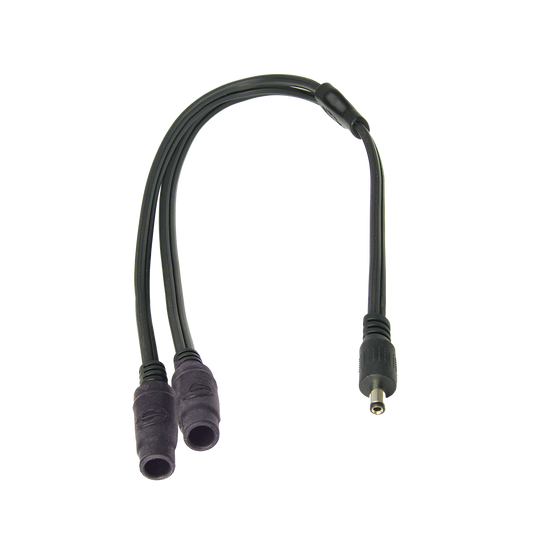 OptiMate Y-splitter Cable, DC2.5mm plug IN to 2 x DC2.5mm socket OUT - CABLE O-45