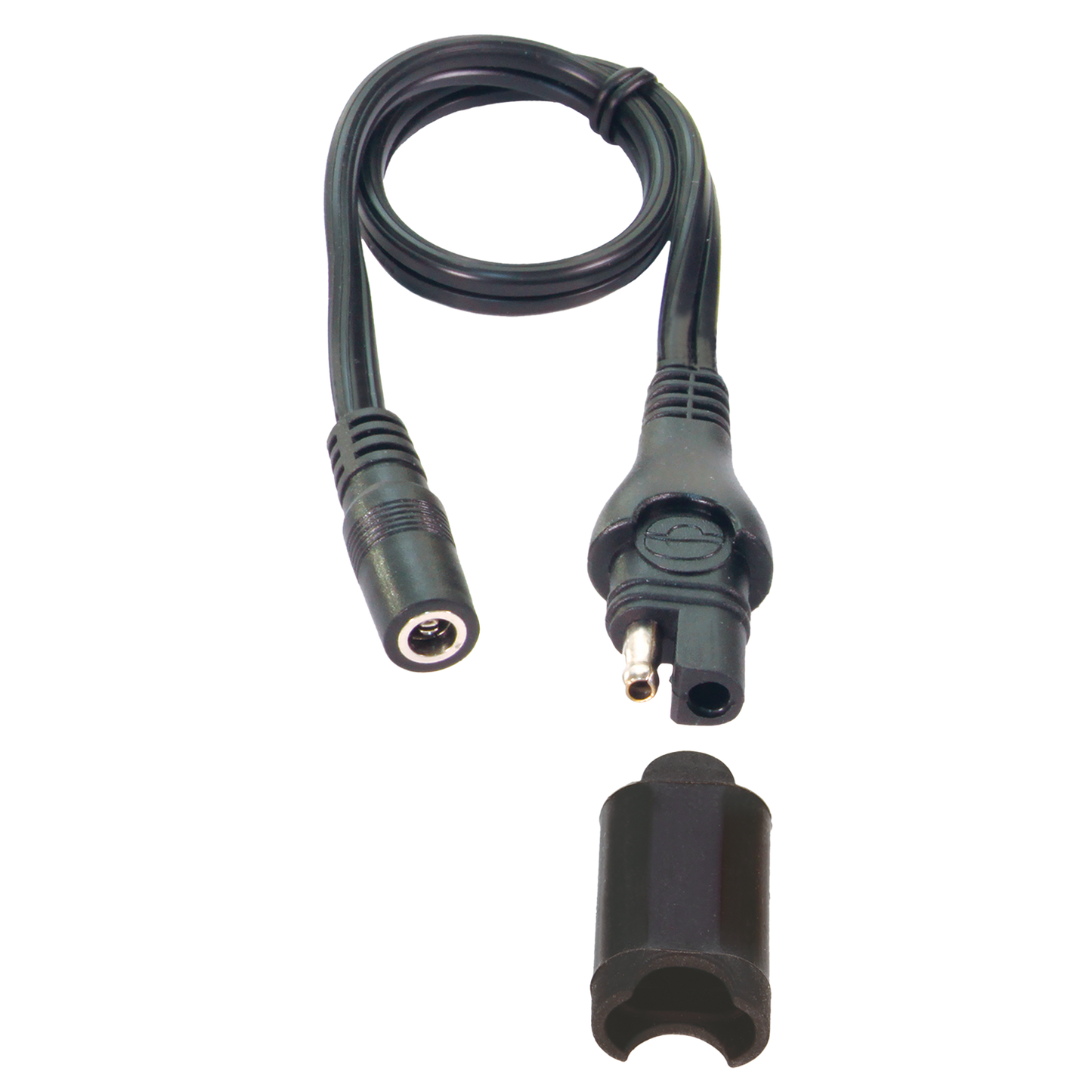 OptiMate O-67F Weatherproof Premium Heated Gear Adapter Cable (SAE to DC 2.5mm Female Socket) for Motorcycle Apparel and Accessory Power