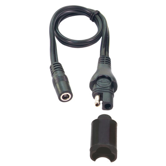 OptiMate O-67F Weatherproof Premium Heated Gear Adapter Cable (SAE to DC 2.5mm Female Socket) for Motorcycle Apparel and Accessory Power