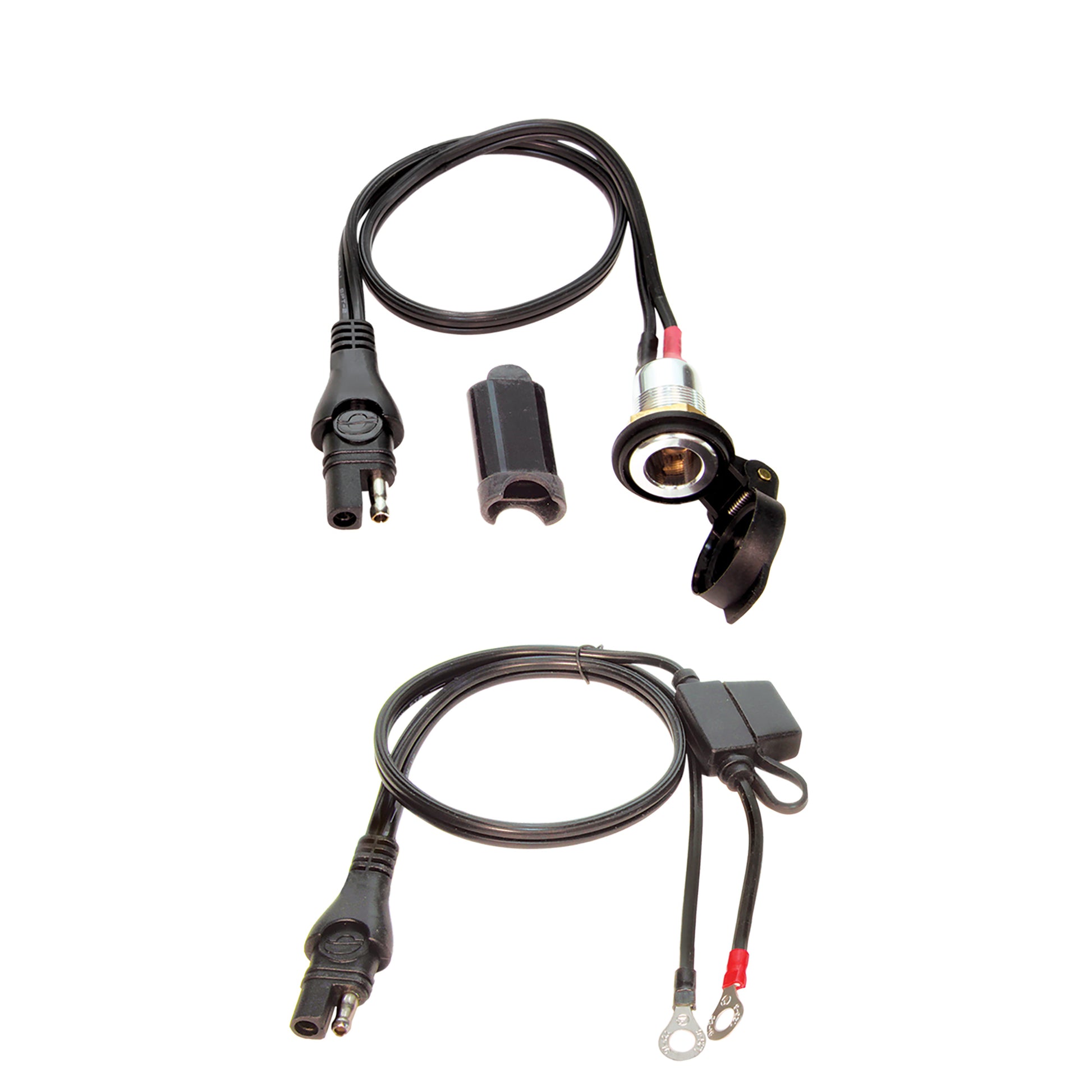 OptiMate BIKE (DIN) socket to M6 (1/4”) rings, premium kit - CABLE O-18 - Tecmate USA