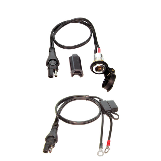 OptiMate BIKE (DIN) socket to M6 (1/4”) rings, premium kit - CABLE O-18 - Tecmate USA