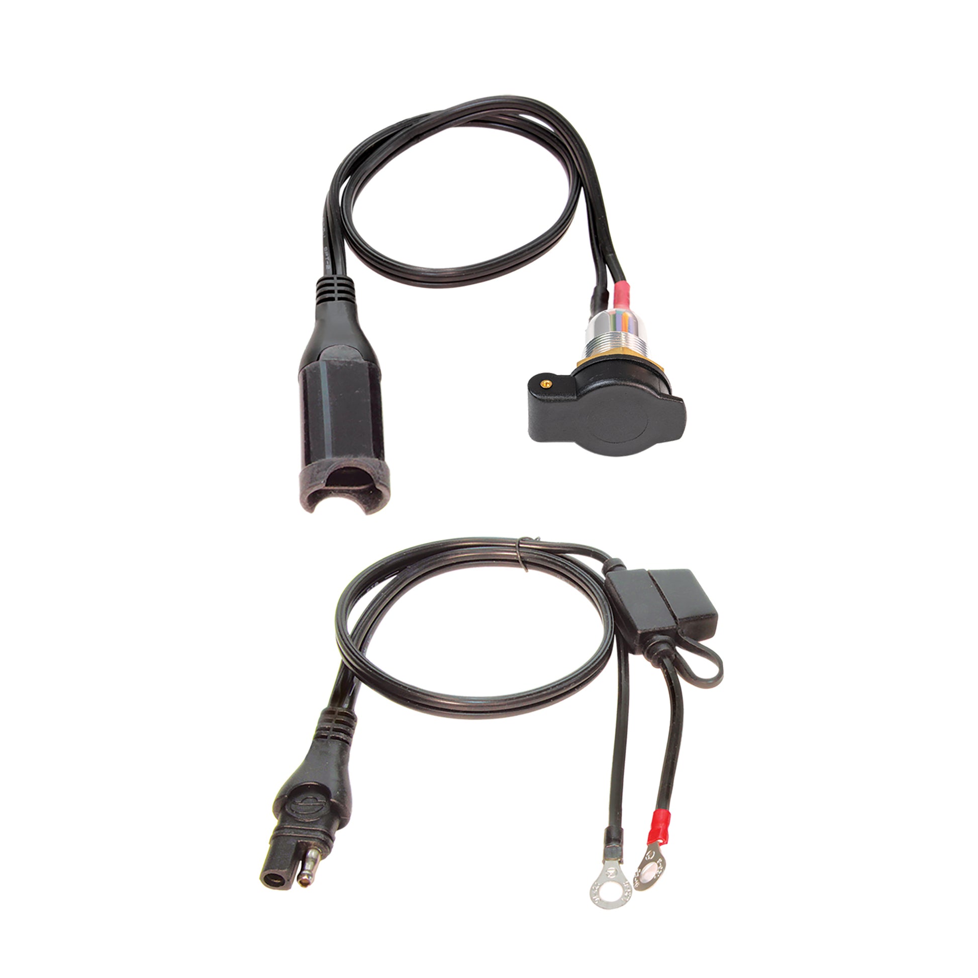 OptiMate BIKE (DIN) socket to M6 (1/4”) rings, premium kit - CABLE O-18 - Tecmate USA
