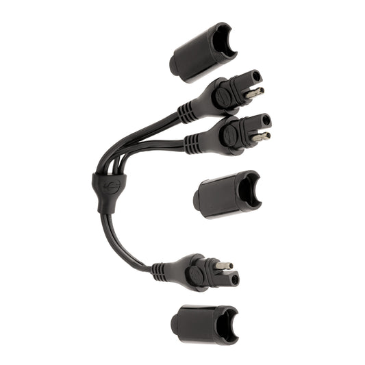 OptiMate Y-splitter cable, SAE IN to 2 x SAE OUT - CABLE O-15 - Tecmate USA