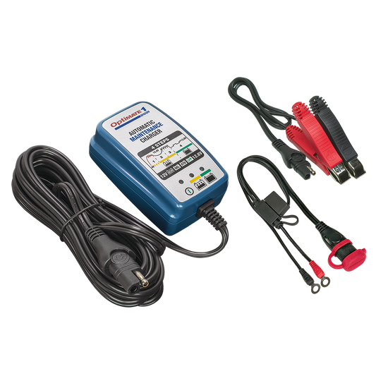 OptiMate 1 DUO : BRONZE series 12V 0.6A lead-acid & lithium motorcycle battery charger & maintainer
