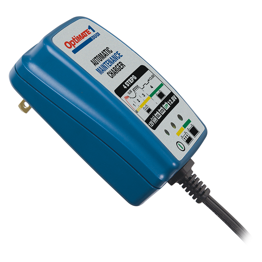 OptiMate 1 DUO : BRONZE series 12V 0.6A lead-acid & lithium motorcycle battery charger & maintainer