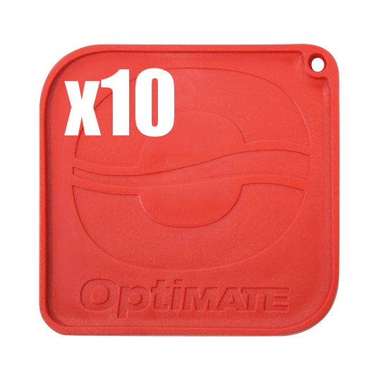 OptiMate TS-251x10 PK Heavy Duty Heat-Resistant ABS Motorcycle Side Stand Kickstand Puck (Commercial Workshop 10-Pack) - TecMate USA