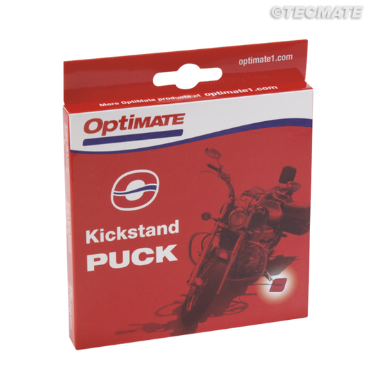OptiMate TS-251x10 PK Heavy Duty Heat-Resistant ABS Motorcycle Side Stand Kickstand Puck (Commercial Workshop 10-Pack) - TecMate USA - View 2