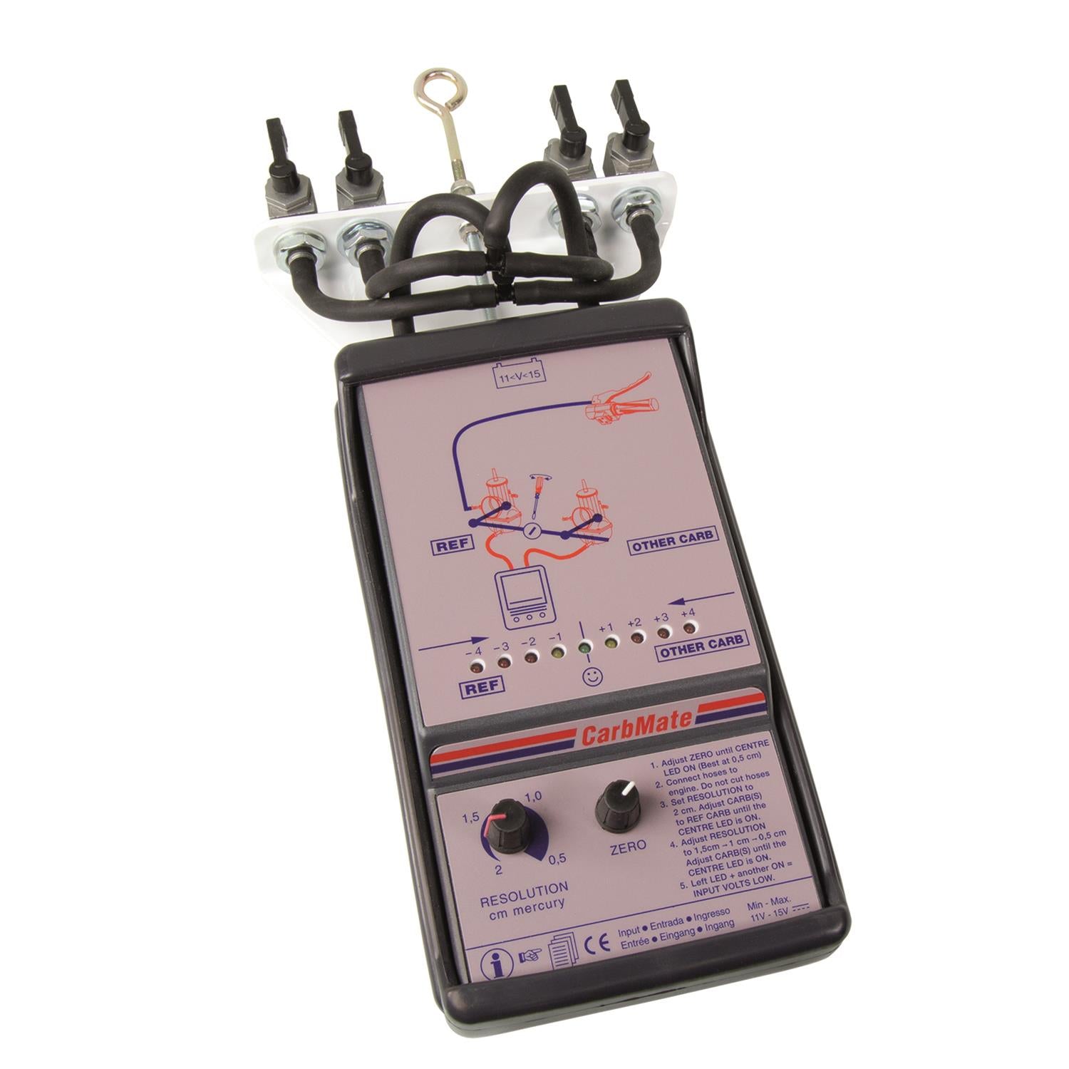 TecMate TS-220 CarbMate and SynchroMate 2-to-4 Channel Electronic Throttle Valve & Carburetor Synchronizer Adapter Kit - TecMate USA - View 2