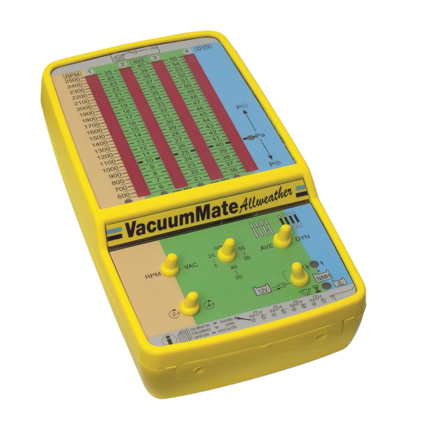 OptiMate VacuumMate Allweather TS-71 4-Channel Electronic Carburetor and Fuel Injection Throttle Valve Synchronizer Diagnostic Kit - TecMate USA