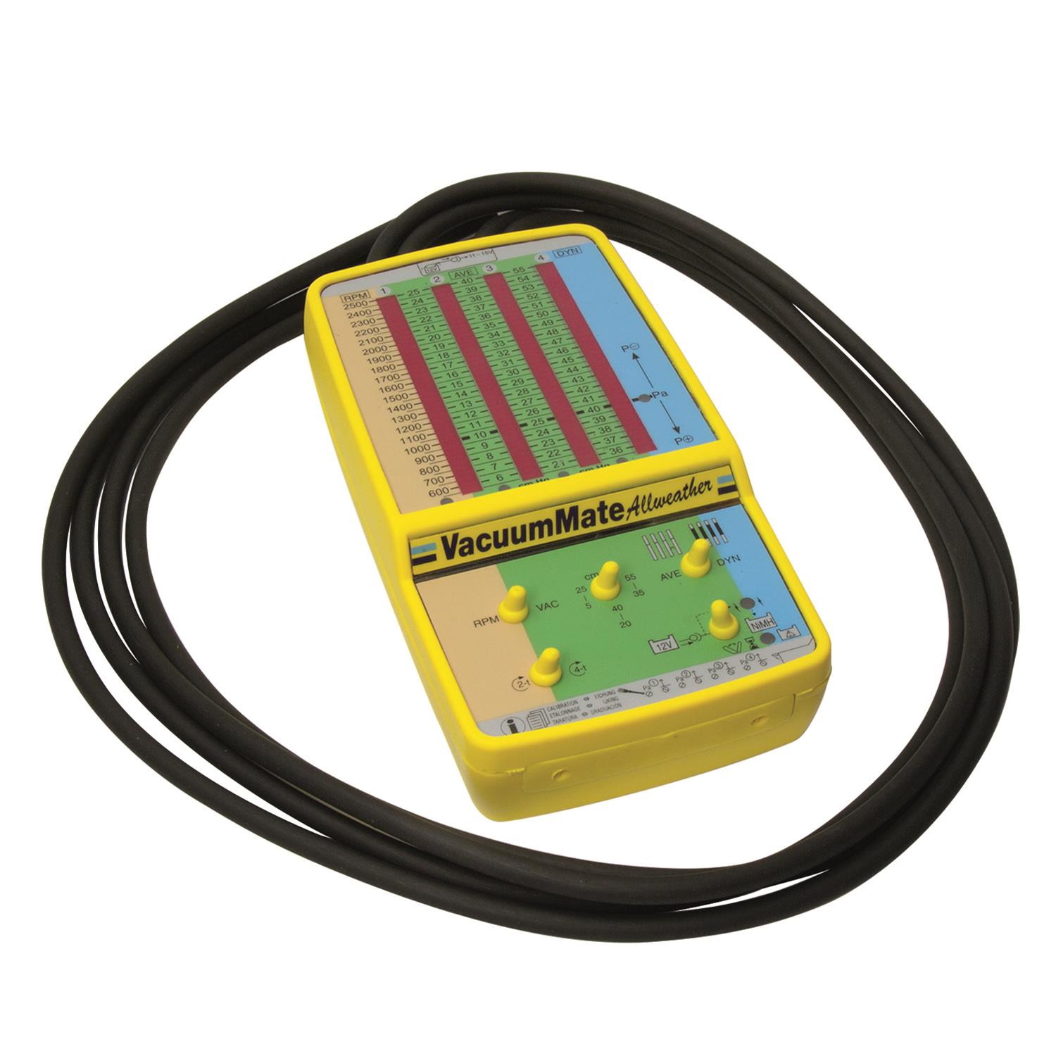 OptiMate VacuumMate Allweather TS-71 4-Channel Electronic Carburetor and Fuel Injection Throttle Valve Synchronizer Diagnostic Kit - TecMate USA - View 2 - View 3