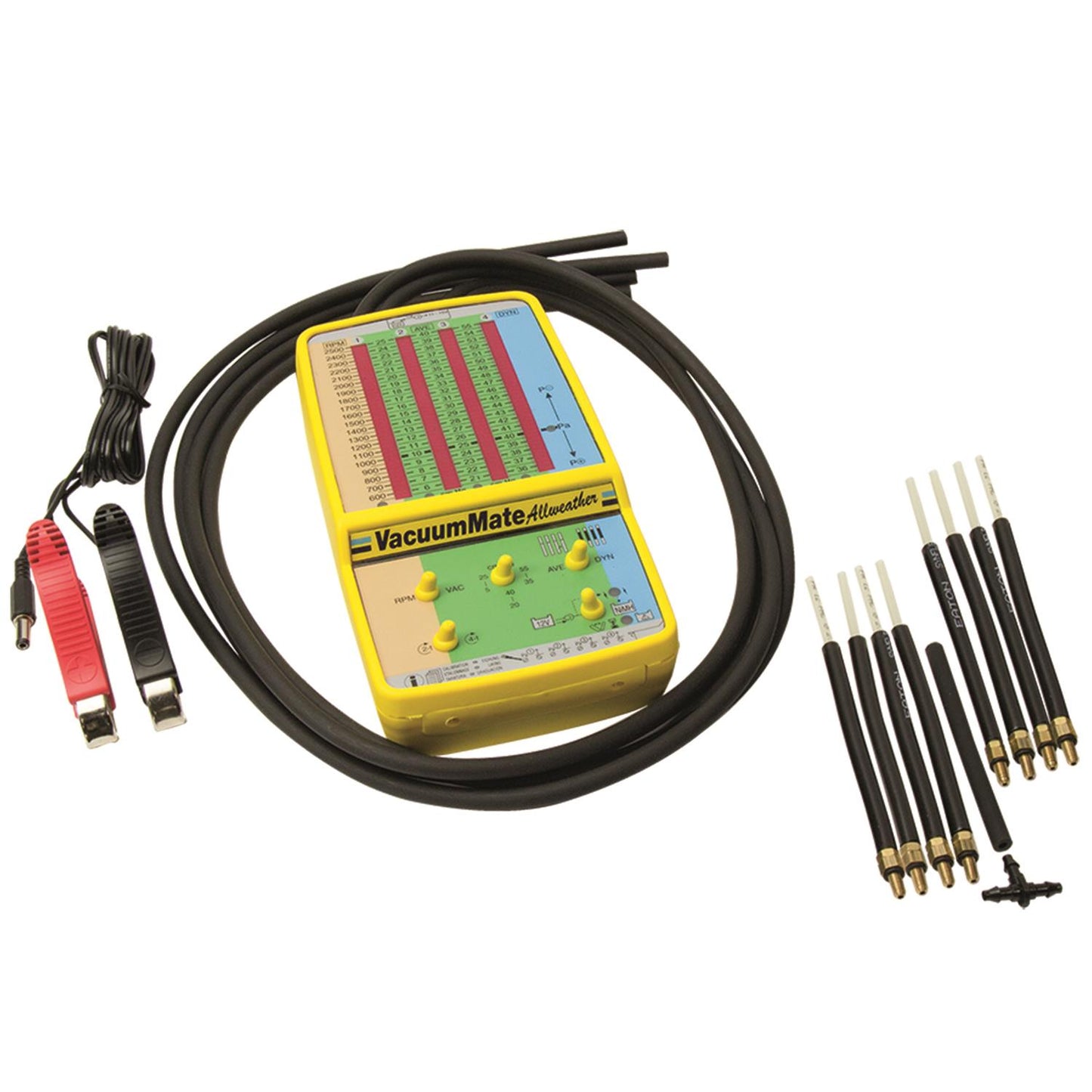 OptiMate VacuumMate Allweather TS-71 4-Channel Electronic Carburetor and Fuel Injection Throttle Valve Synchronizer Diagnostic Kit - TecMate USA - View 2 - View 3 - View 4