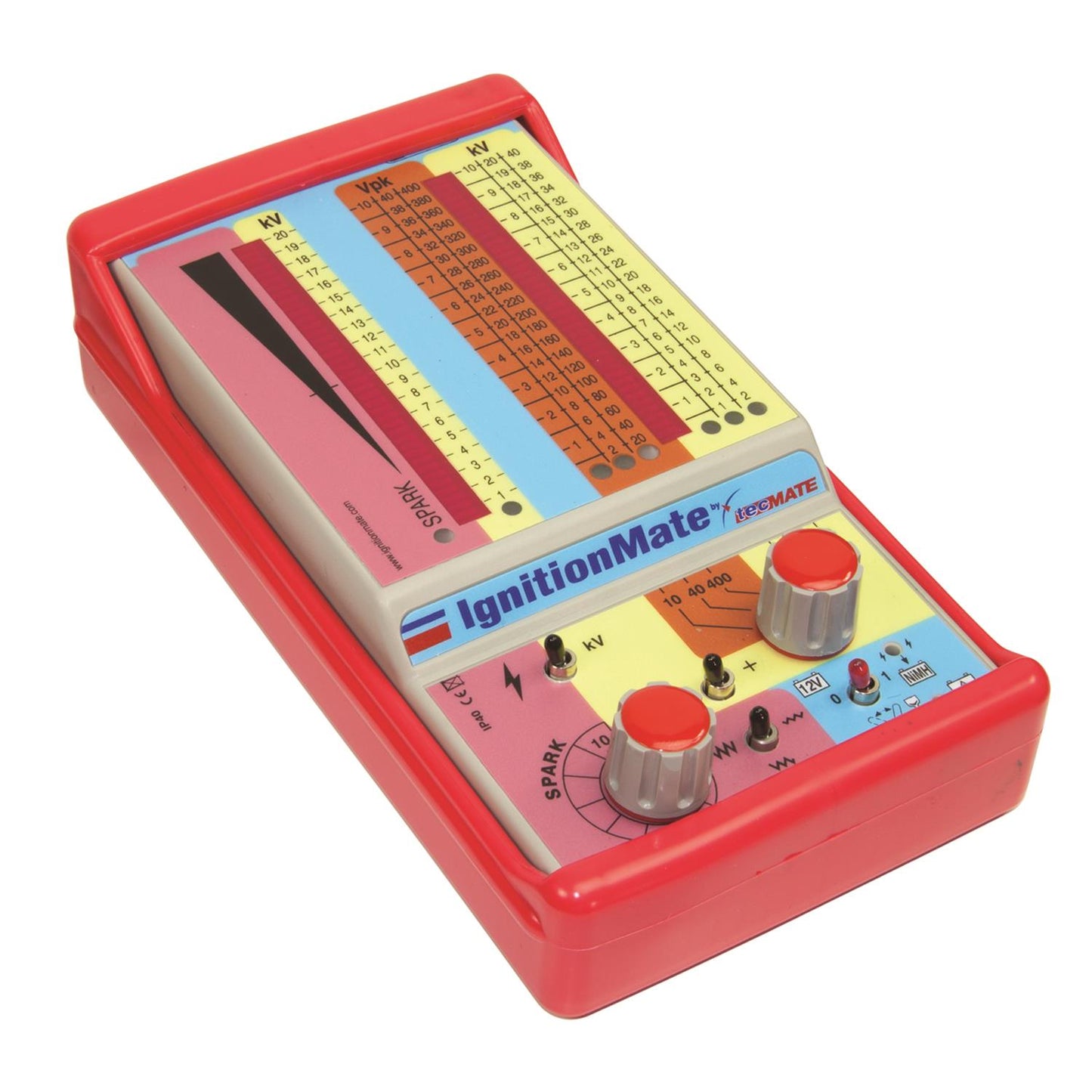 IgnitionMate TS-91 Dual-Display Peak-Voltage and Spark Current Ignition Diagnostic Tester Kit - TecMate USA - View 2