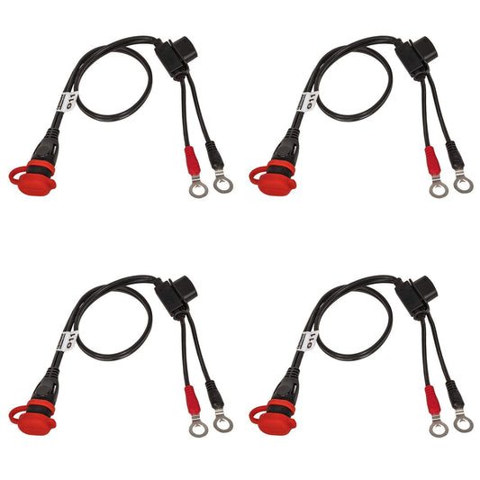 OptiMate CABLE O-11 x4 Weatherproof Battery Lead, Heavy Duty/Auto/Marine - TecMate USA