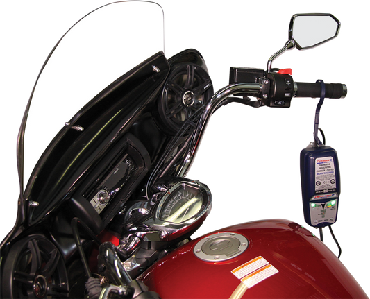 OptiMate TS-252 Heavy-Duty High-Temperature ABS Battery Charger Hanging Hook Mount for Motorcycle Handlebars, Frames, and Vehicle Struts - TecMate USA - View 2