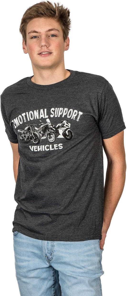 TecMate Emotional Support Vehicle T-Shirt (Charcoal Heather) - TecMate USA - View 2