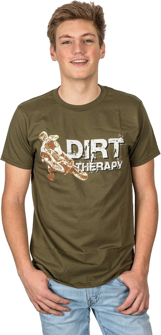 TecMate Men's Dirt Therapy T-Shirt (Military Green) - TecMate USA